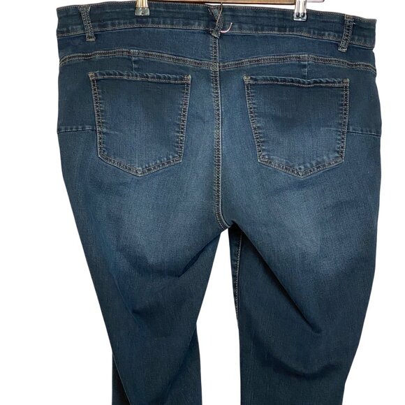 Earl Jeans Sexy Shaper Butt Lift Sculpt Plus Size Stretch Skinny Blue Jeans 20W - Picture 6 of 8